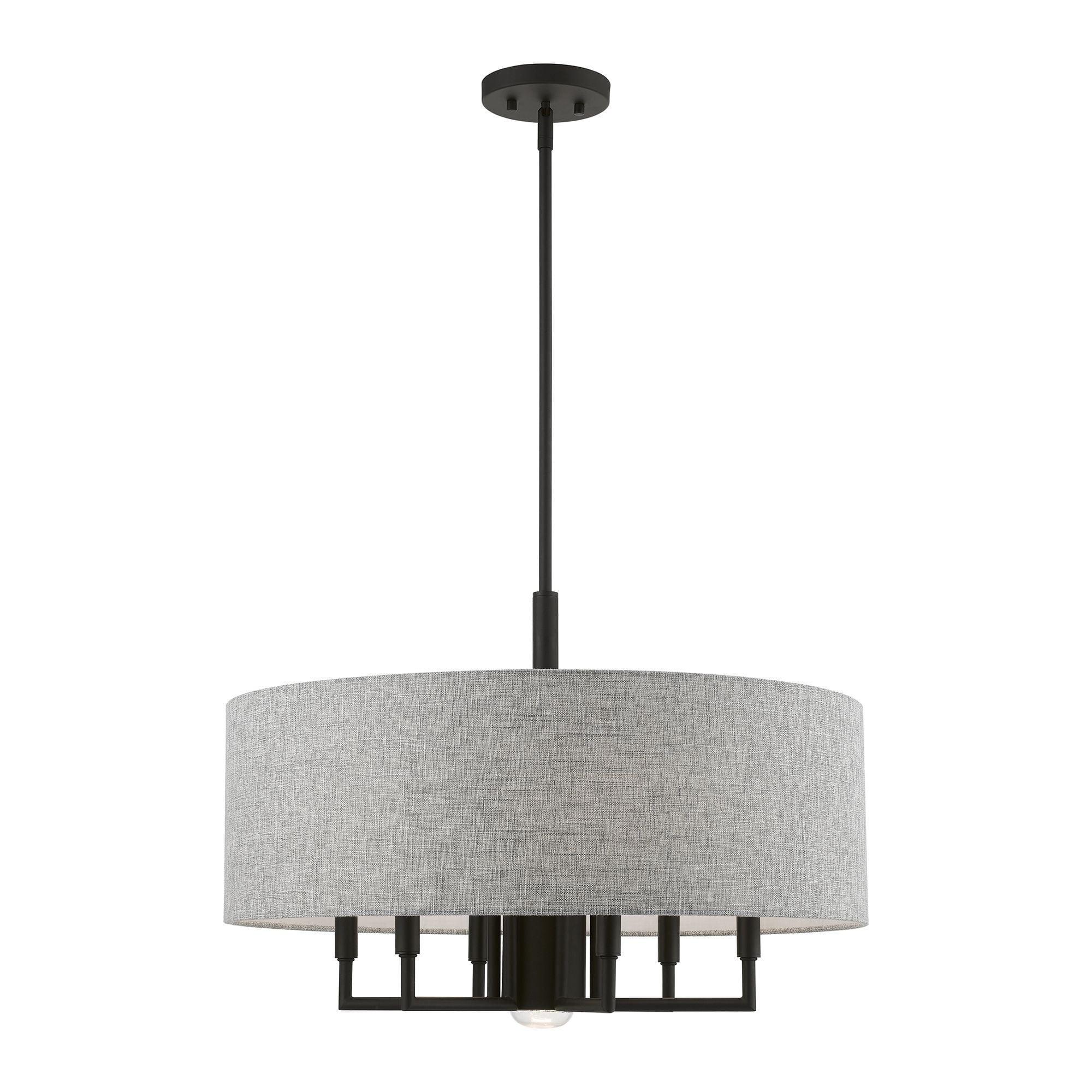 Livex Lighting Dakota 7 - Light Pendant in  Black