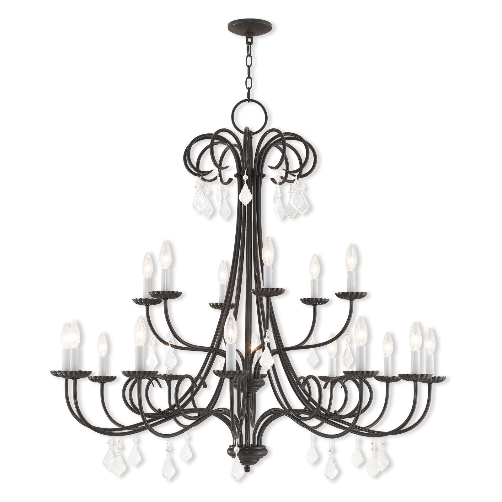 Livex Lighting Daphne 18 - Light Chandelier in  English Bronze