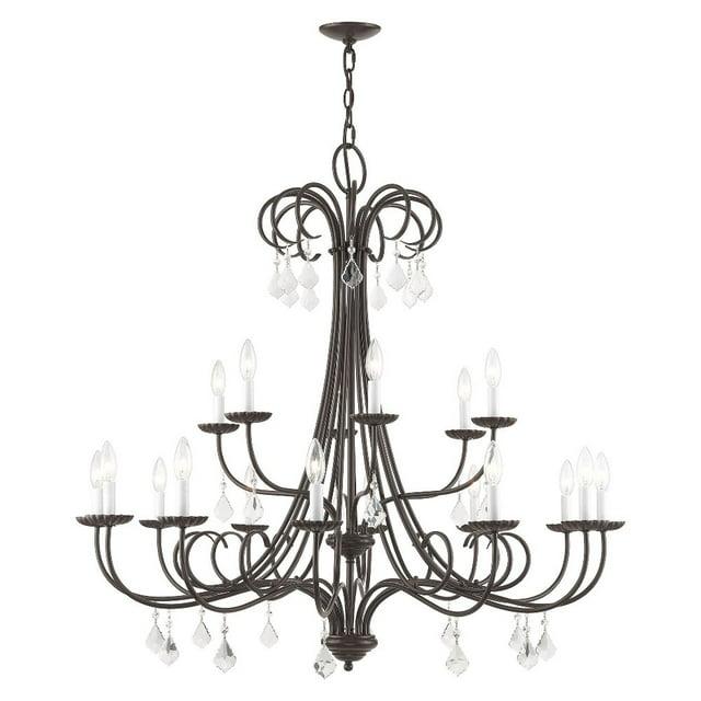 Livex Lighting Daphne 18 - Light Chandelier in  English Bronze