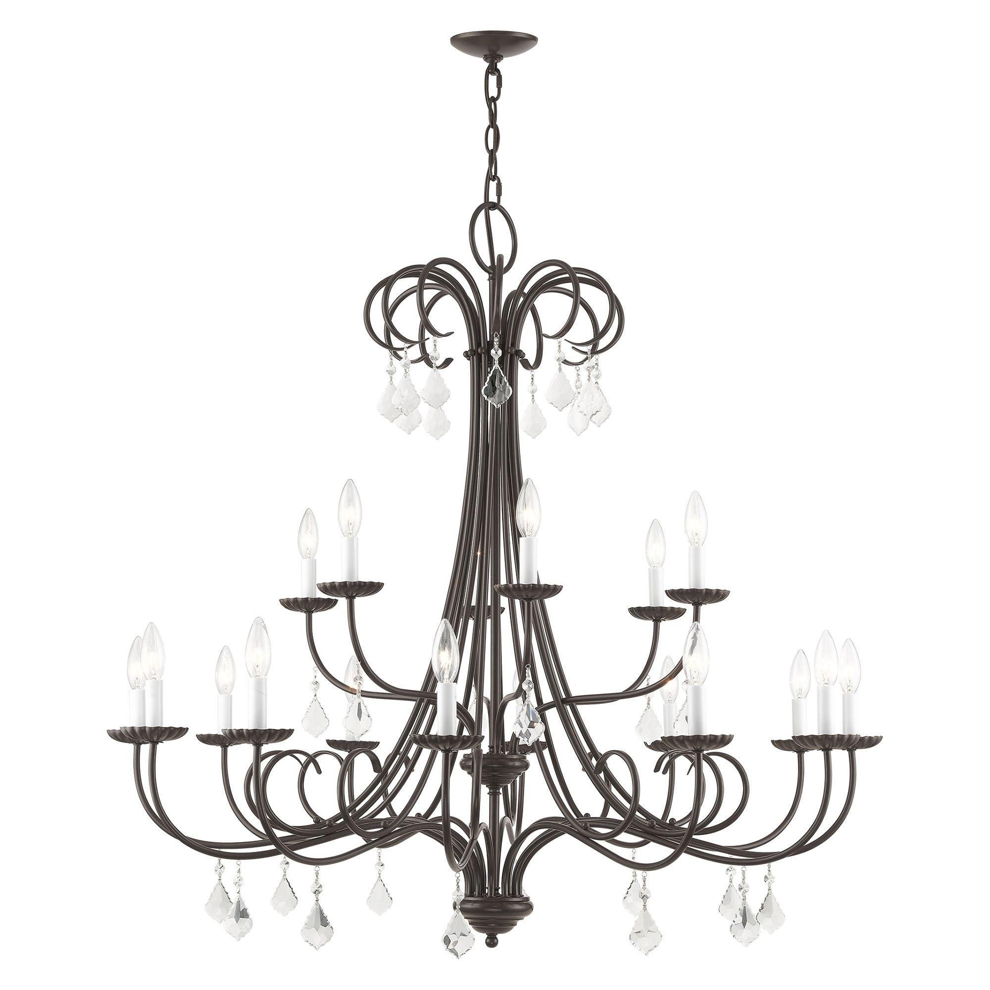 Livex Lighting Daphne 18 - Light Chandelier in  English Bronze