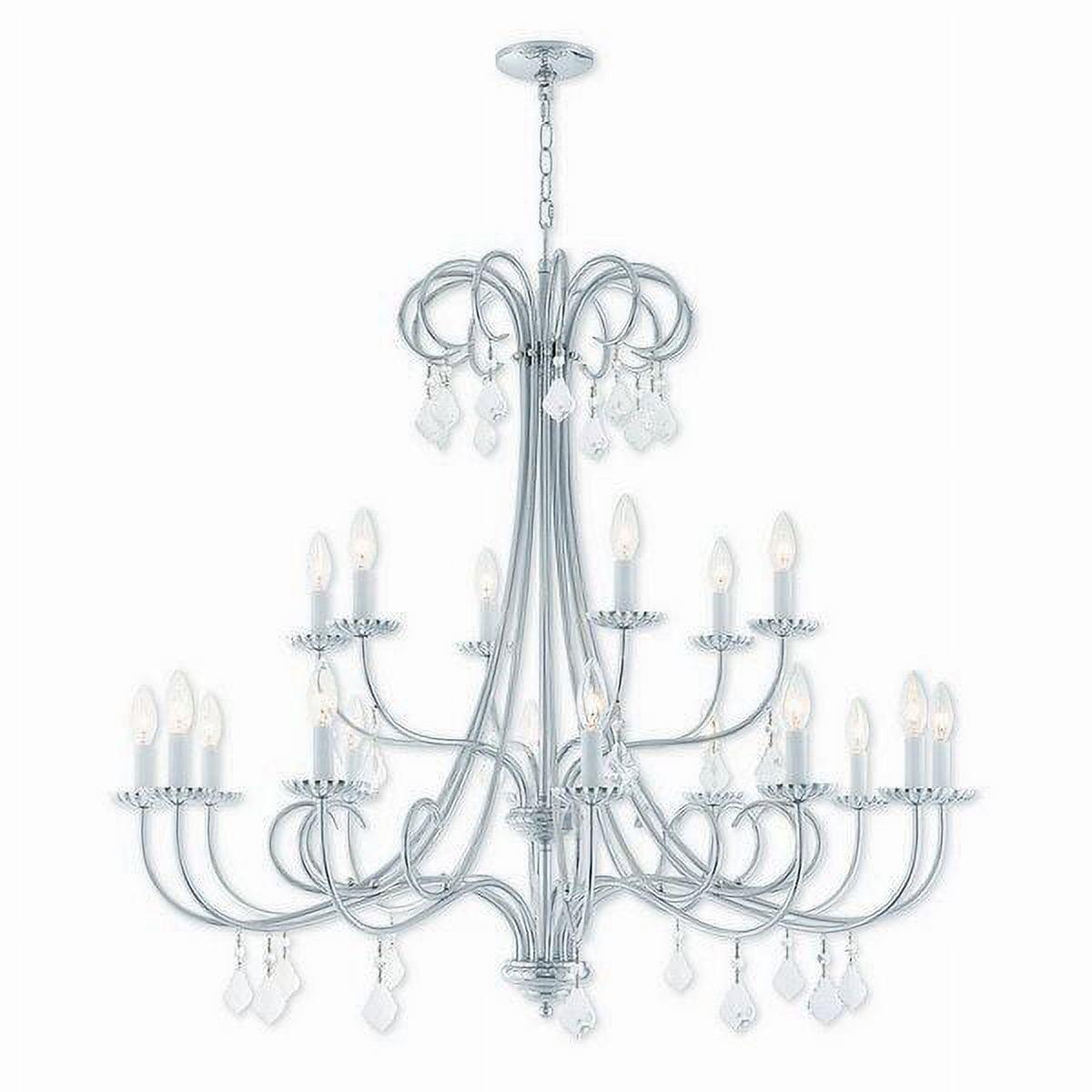 Livex Lighting Daphne 18 - Light Chandelier in  Polished Chrome