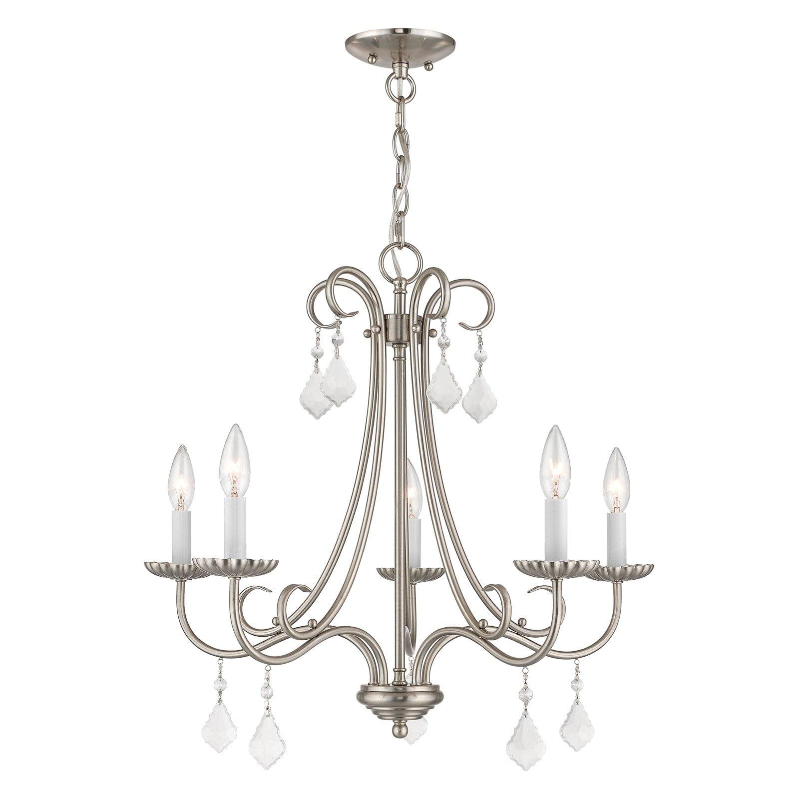 Livex Lighting Daphne 5 - Light Chandelier in  Brushed Nickel