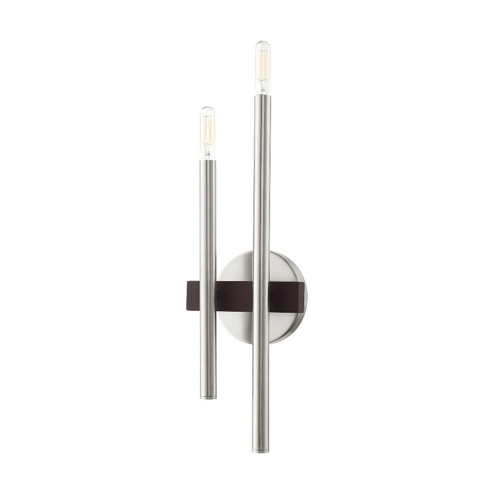 Livex Lighting Denmark 2 - Light Sconce in  Brushed Nickel