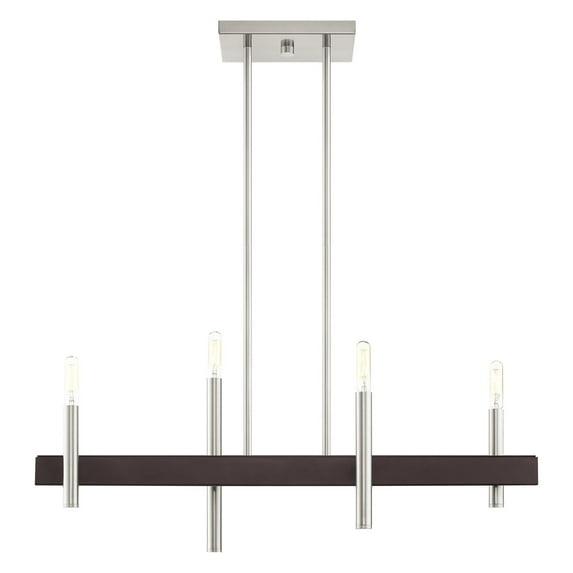 4 - Light Kitchen Island Modern Linear Chandelier