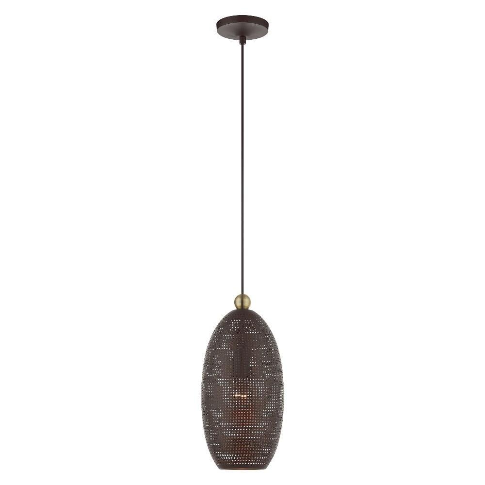 Livex Lighting Dublin 1 - Light Pendant in  Bronze