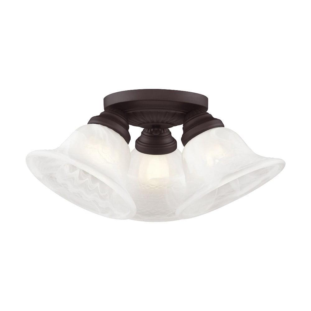 Livex Lighting Edgemont 3 - Light Flush Mount in  Bronze