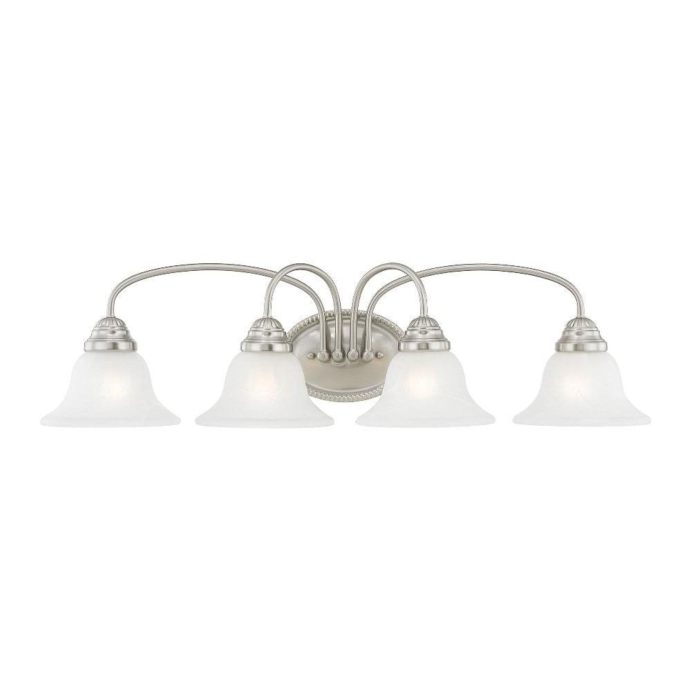 Livex Lighting Edgemont 4 - Light Vanity in  Brushed Nickel