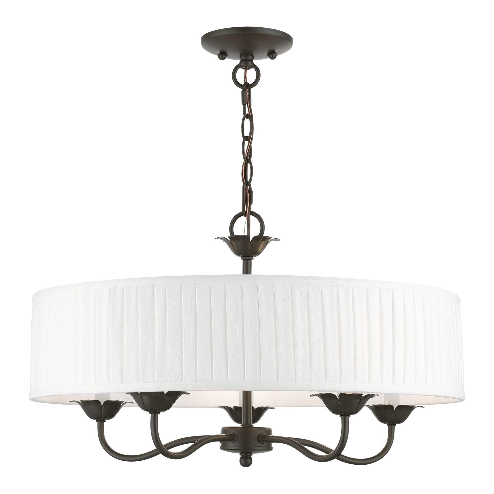 Livex Lighting Edinburgh 5 - Light Pendant in  English Bronze