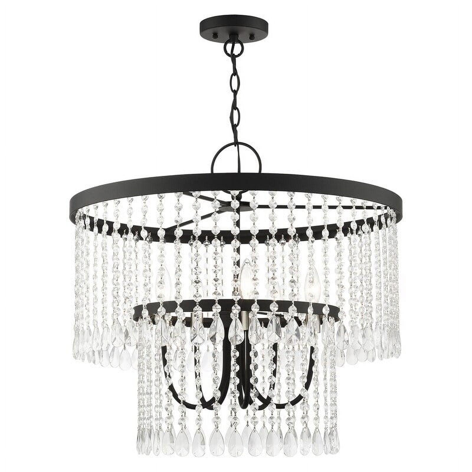 Livex Lighting Elizabeth 5 - Light Pendant in  Black