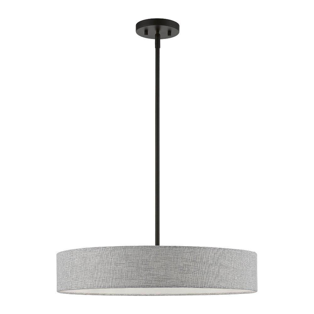 Livex Lighting Elmhurst 4 - Light Pendant in Black