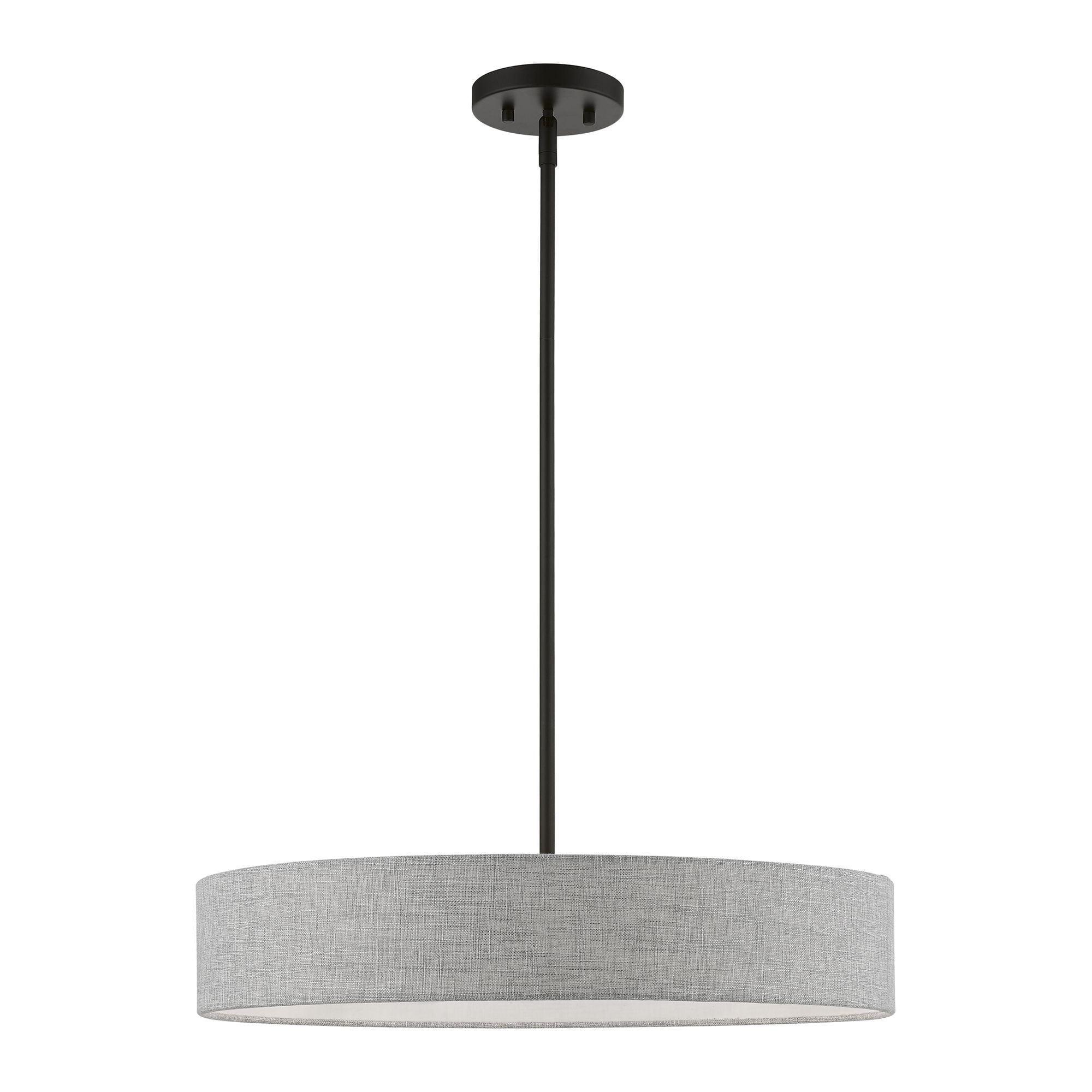Livex Lighting Elmhurst 4 - Light Pendant in Black