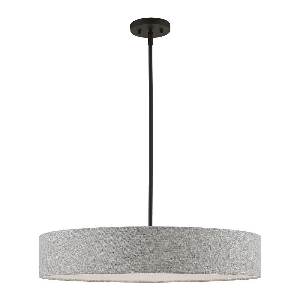Livex Lighting Elmhurst 5 - Light Pendant in  Black