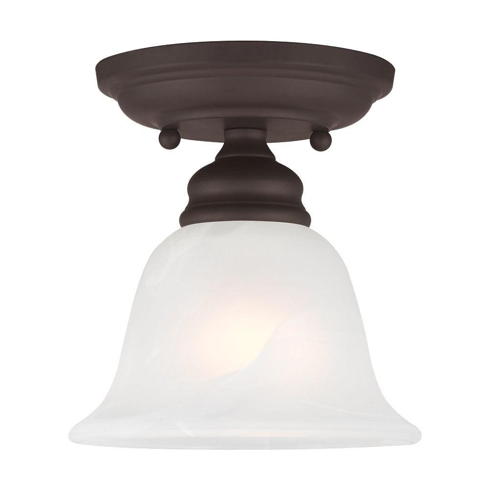 Livex Lighting - Essex - 1 Light Flush Mount in Traditional Style - 6.25 Inches