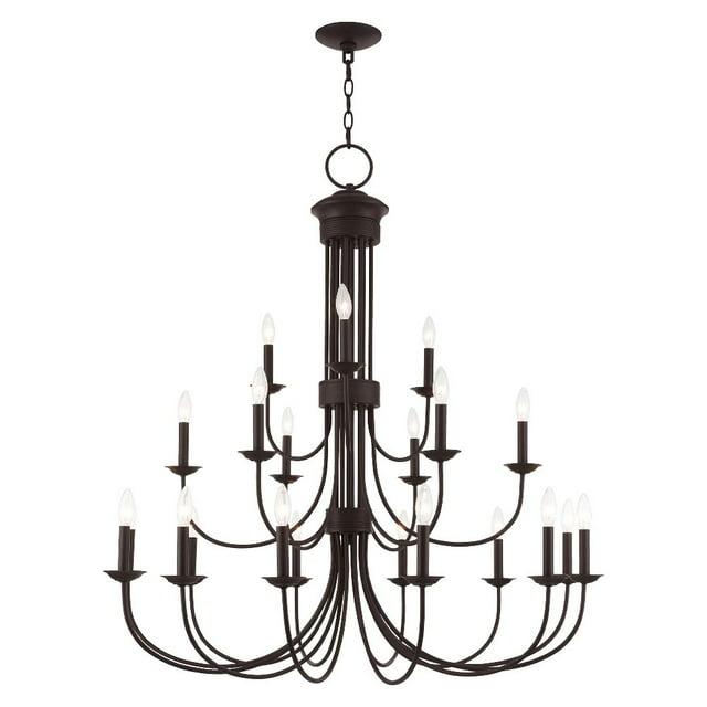 Livex Lighting Estate 21 - Light Chandelier in  Bronze