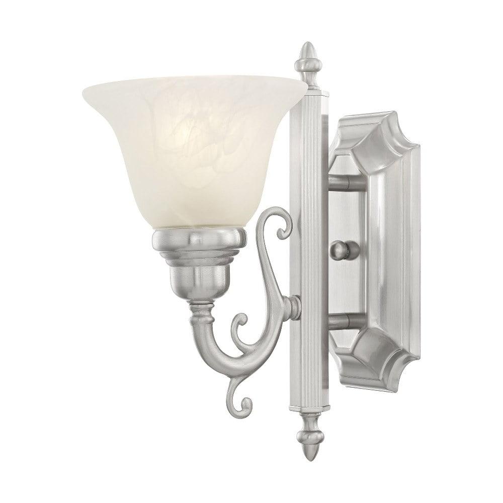 Livex Lighting French Regency 1 - Light Vanity in  Brushed Nickel