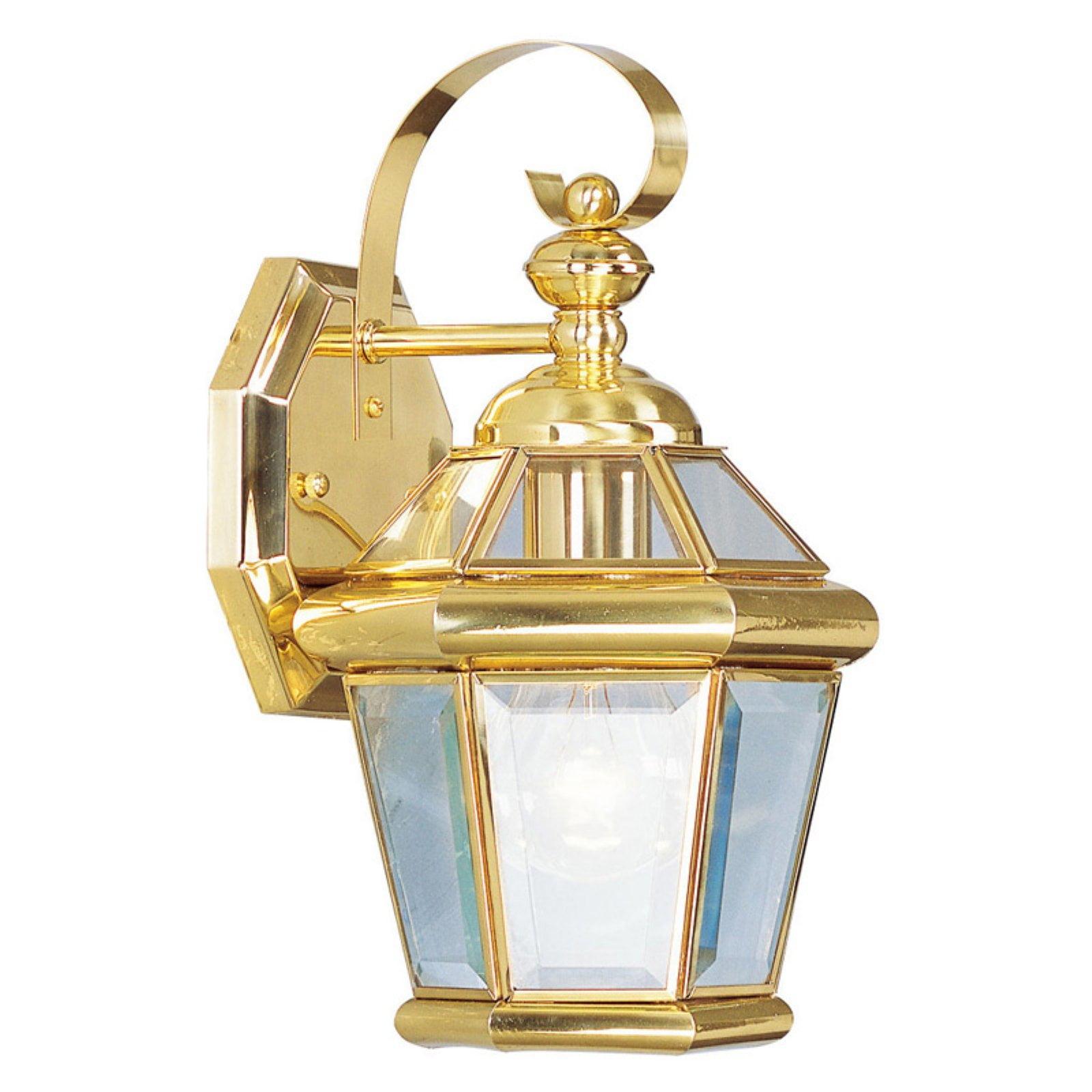 Livex Lighting Georgetown 1 - Light Wall Light in  Polished Brass