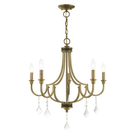 Willa Arlo™ Interiors Dedric 5 - Light Candle Style Empire Chandelier with Crystal Accents & Reviews | Wayfair