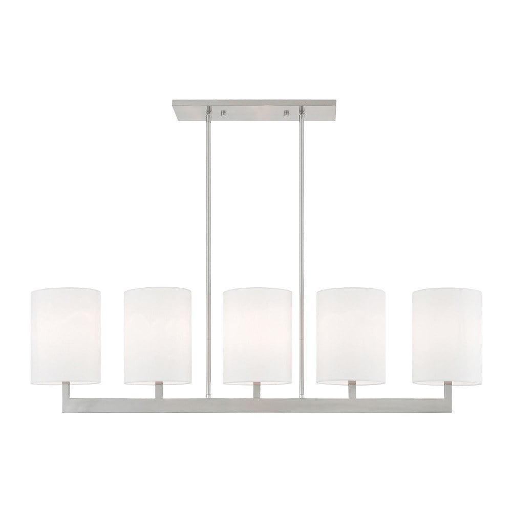 Livex Lighting Hayworth 5 - Light Chandelier in  Brushed Nickel