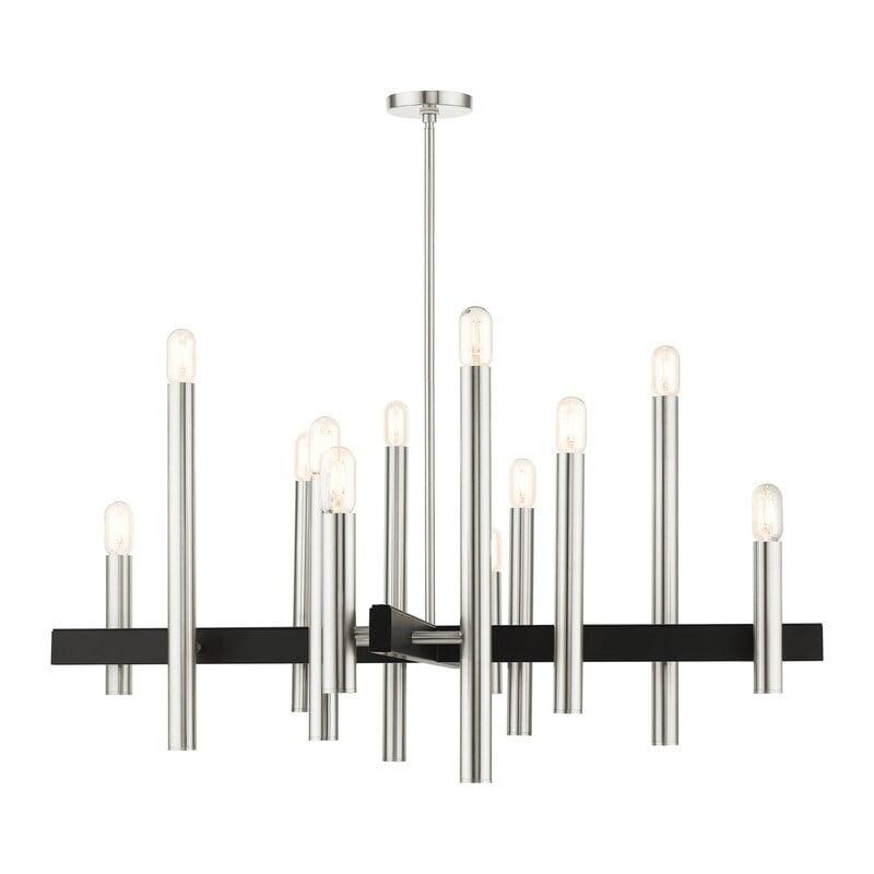 Livex Lighting - Helsinki - 12 Light Chandelier in Mid Century Modern Style - 44