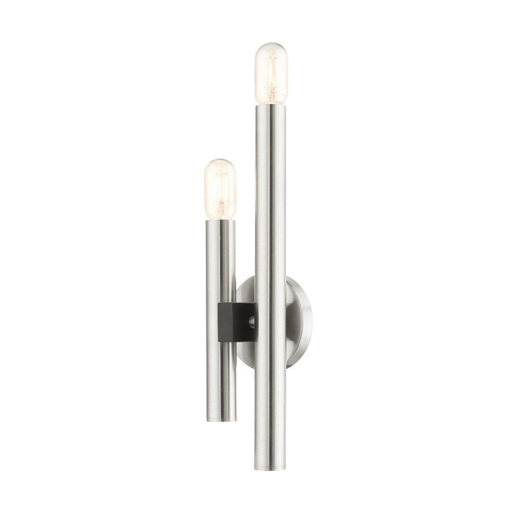 Livex Lighting - Helsinki - 2 Light ADA Wall Sconce in Mid Century Modern Style