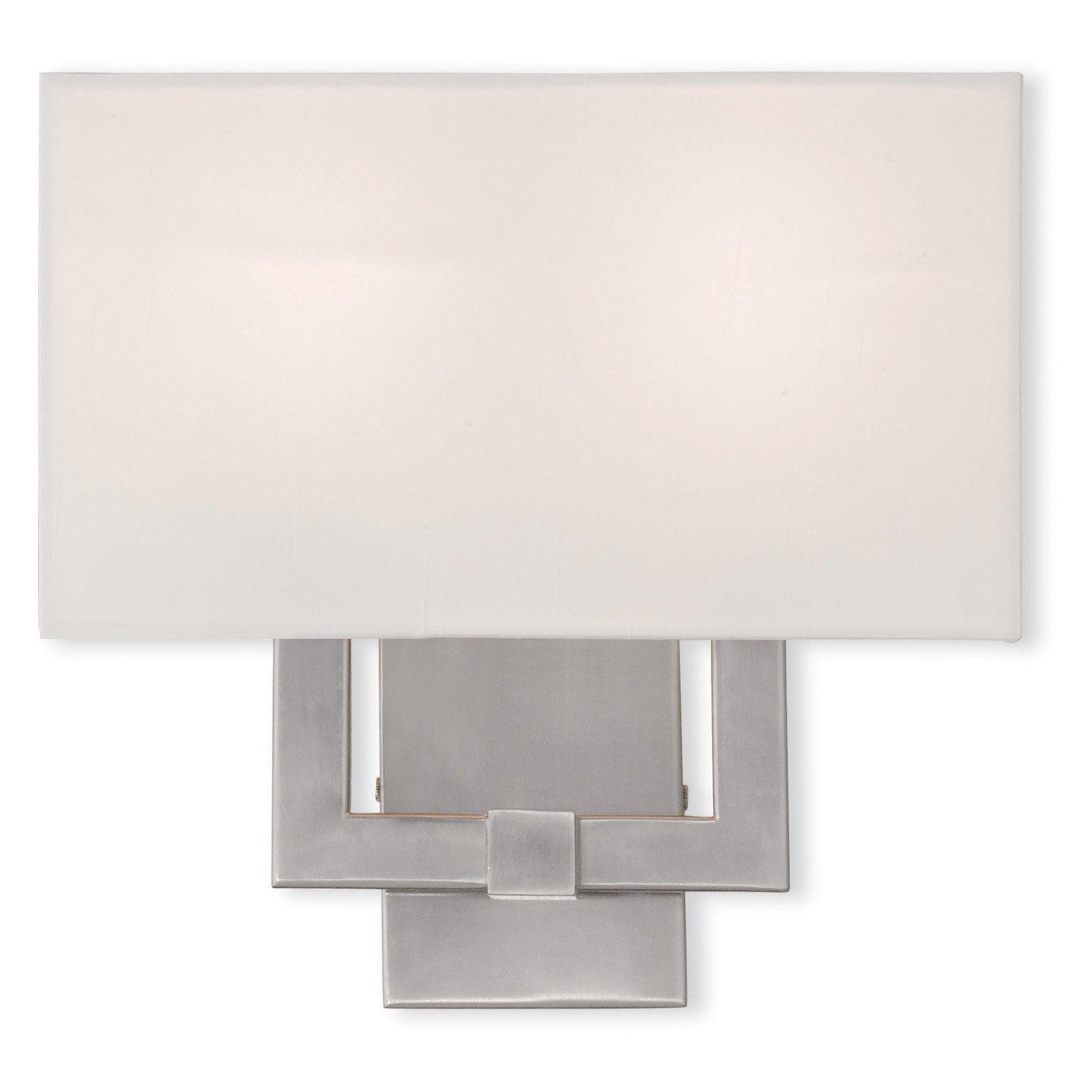 Livex Lighting Hollborn 2 - Light Wall Light in  Brushed Nickel