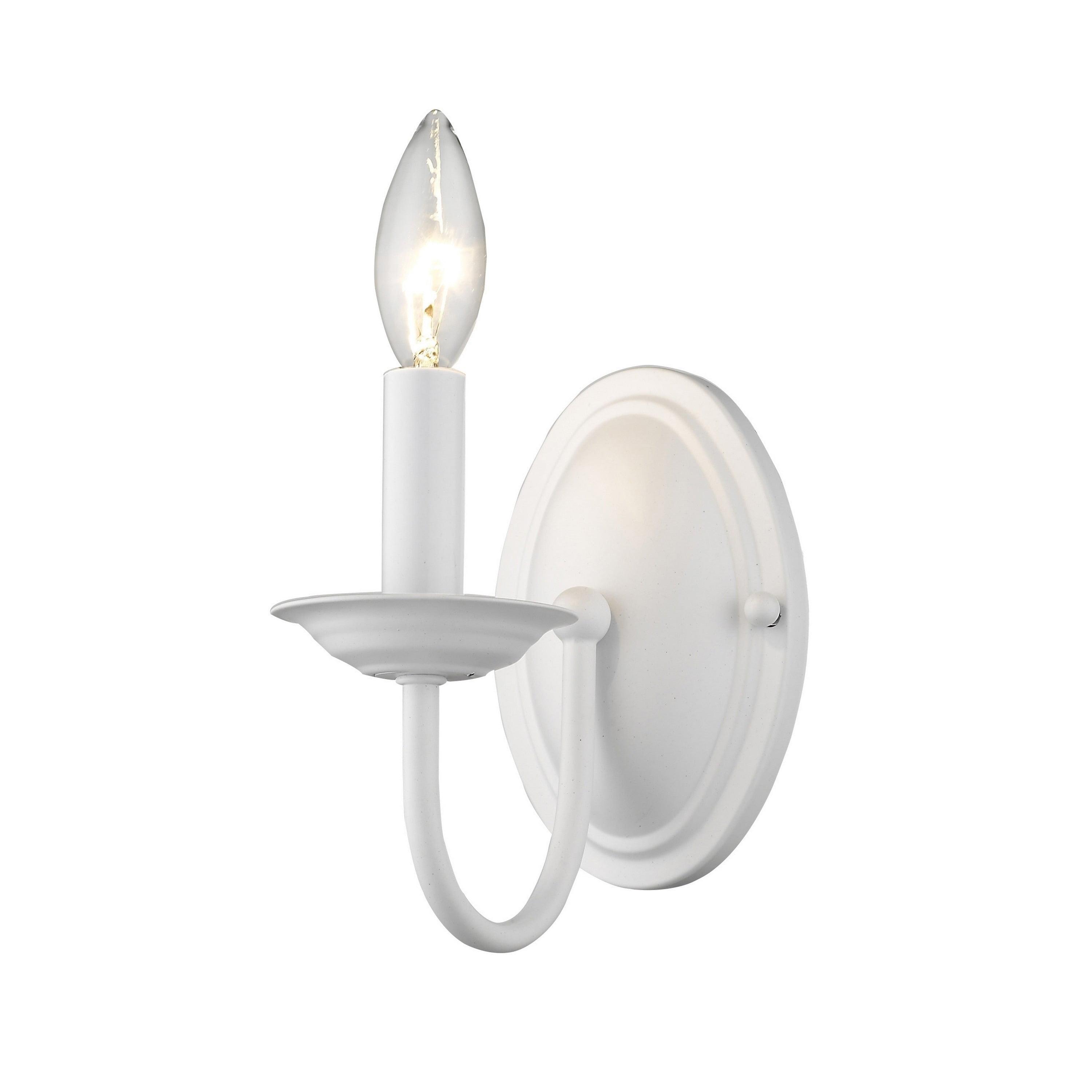 Livex Lighting Home Basics 1 - Light Wall Light in  White