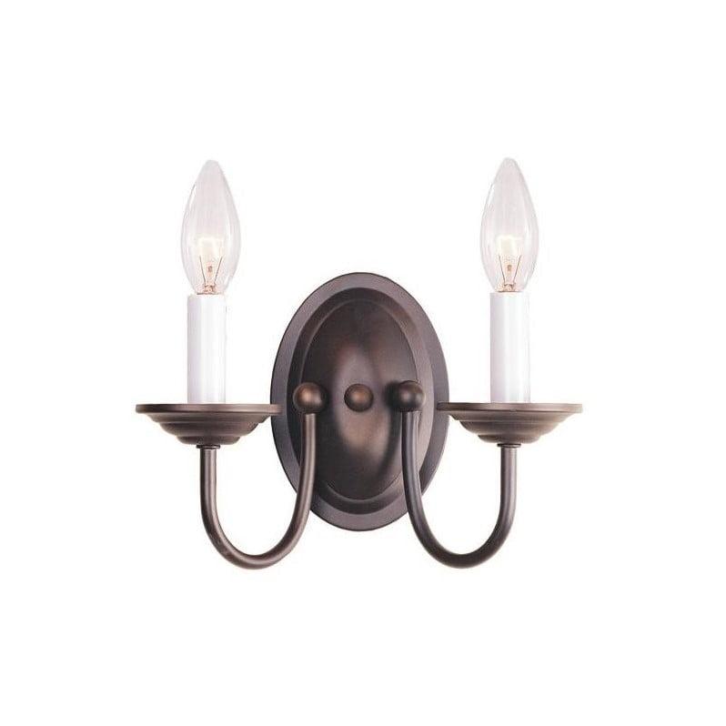 Livex Lighting Home Basics 2 - Light Wall Light in  Bronze