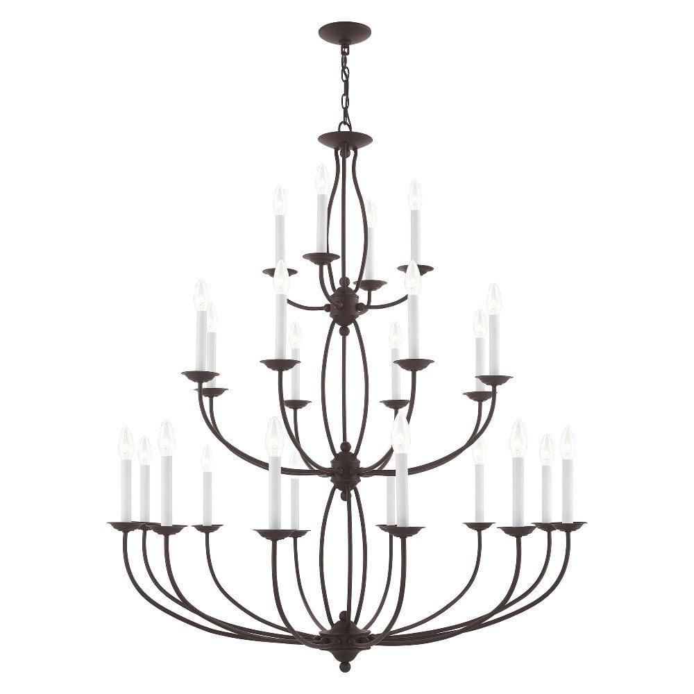 Livex Lighting - Home Basics - 24 Light Chandelier in Farmhouse Style - 42