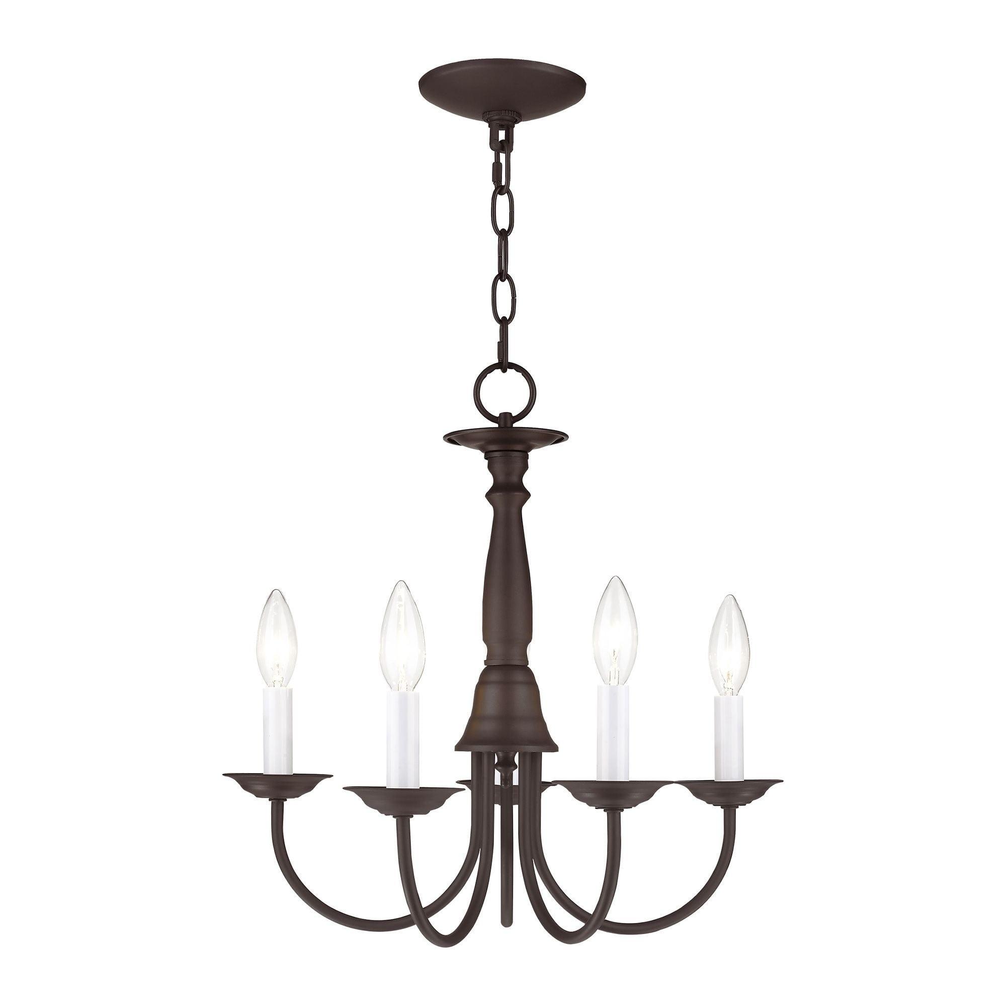 Livex Lighting Home Basics 5 - Light Chandelier in Bronze