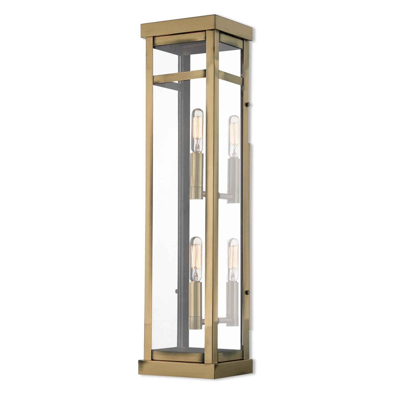 Livex Lighting Hopewell 2 - Light Wall Light in  Antique Brass