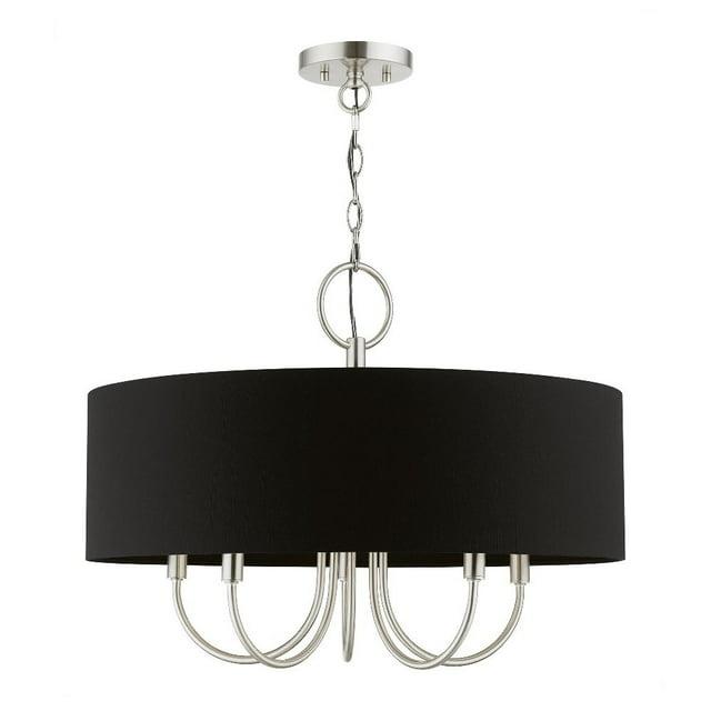 Livex Lighting Huntington 5 - Light Pendant in  Brushed Nickel