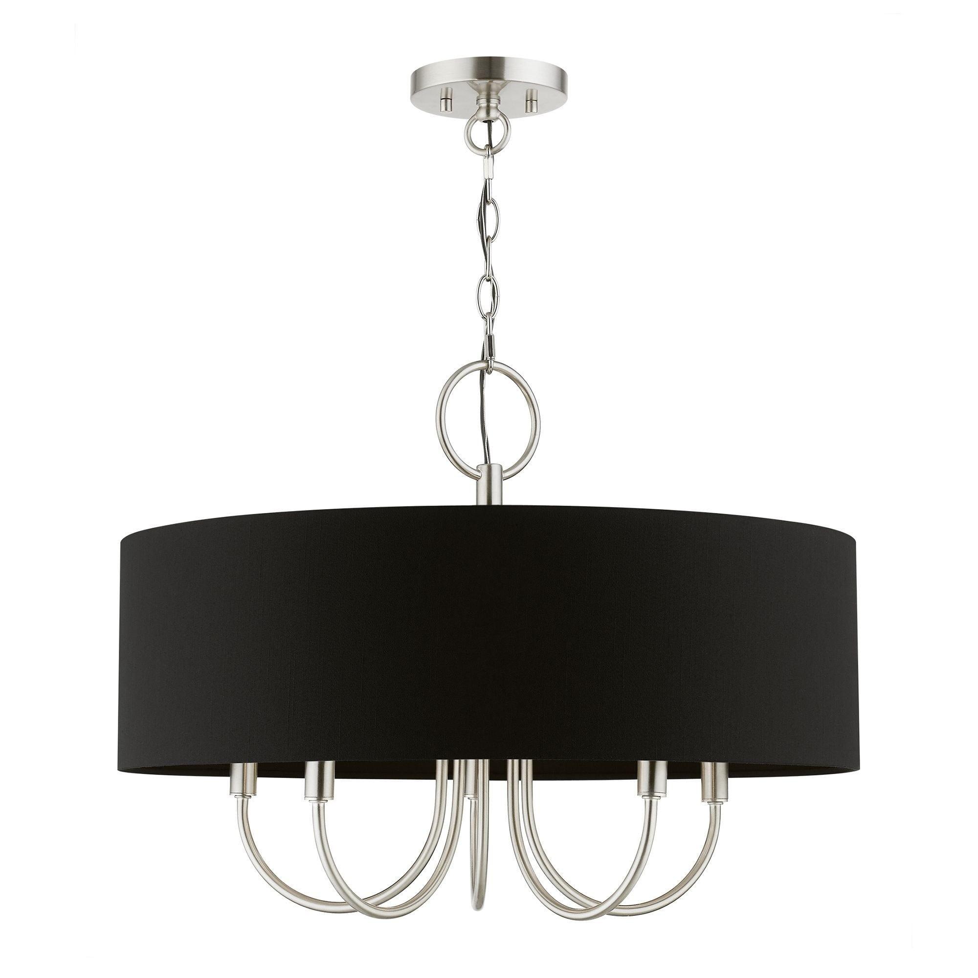 Livex Lighting Huntington 5 - Light Pendant in  Brushed Nickel