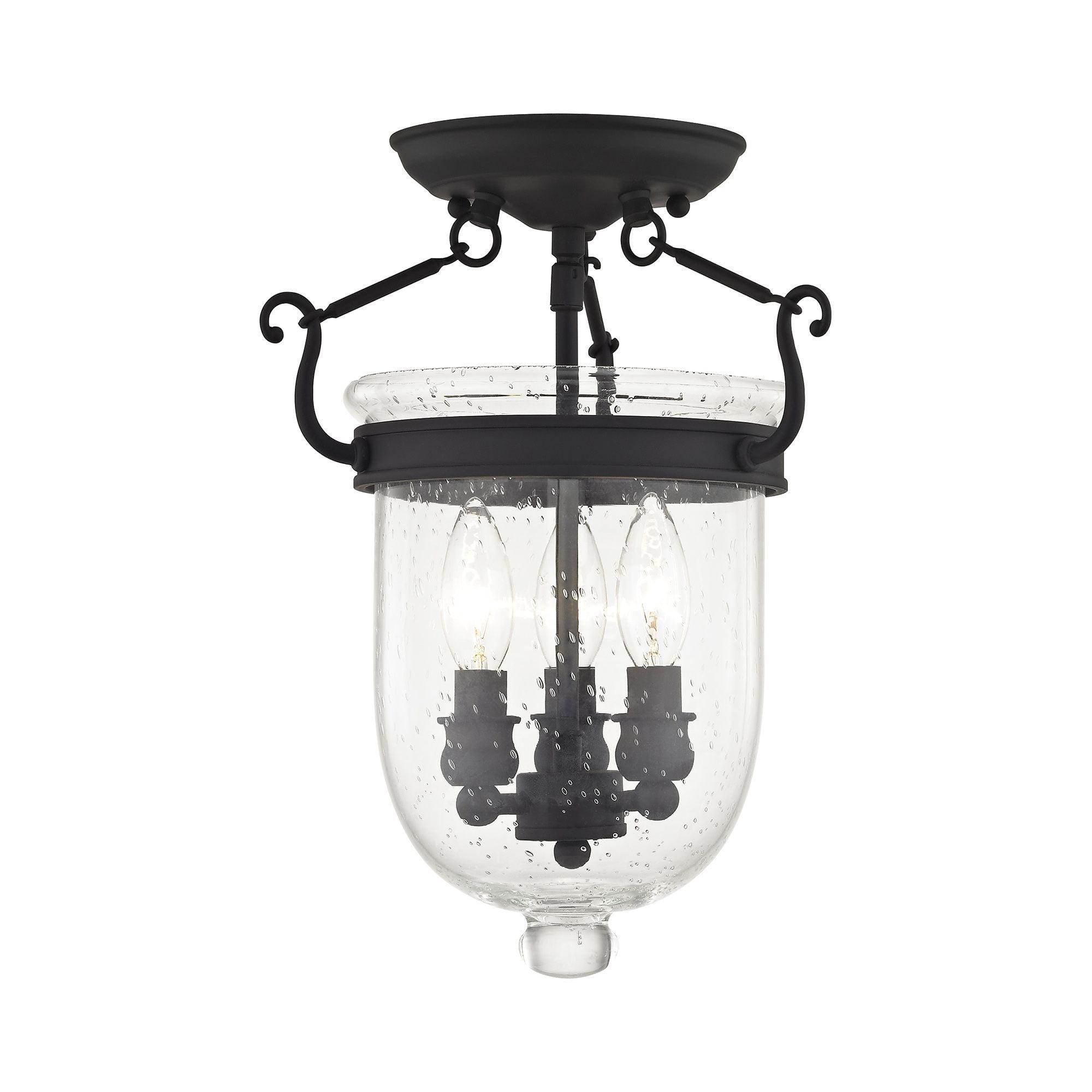 Dovecove Pierrepont Glass Semi Flush Mount