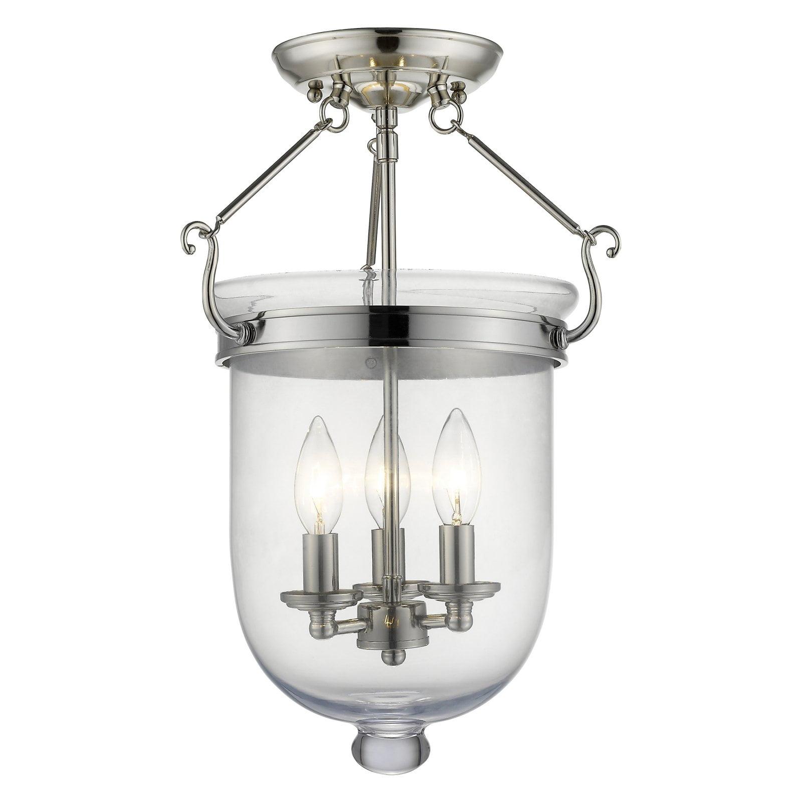 Livex Lighting - Jefferson - Height Flush Mount in Traditional Style - 10 Inches