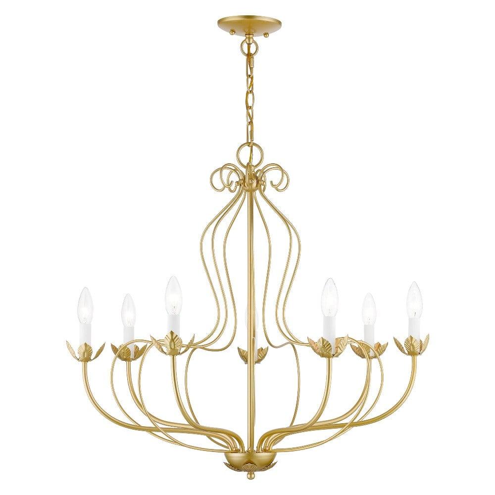 Livex Lighting Katarina 7 - Light Chandelier in  Soft Gold