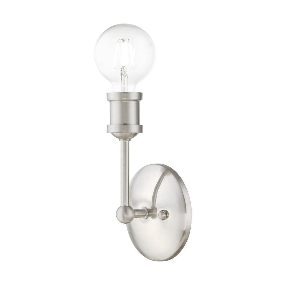 Lansdale Brushed Nickel 8.5" Contemporary Vanity Light