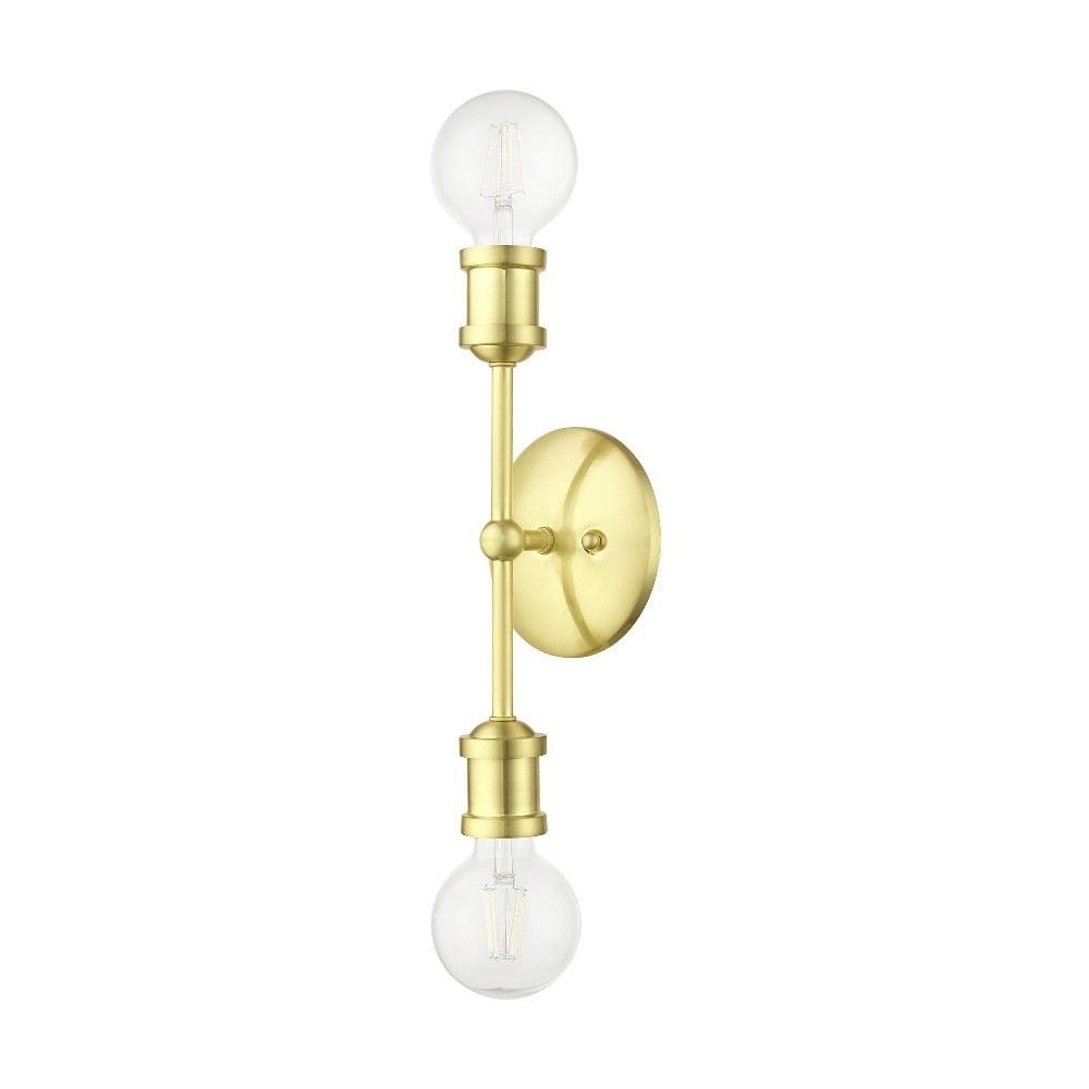 Lansdale Satin Brass 2-Light ADA Compliant Vanity Sconce