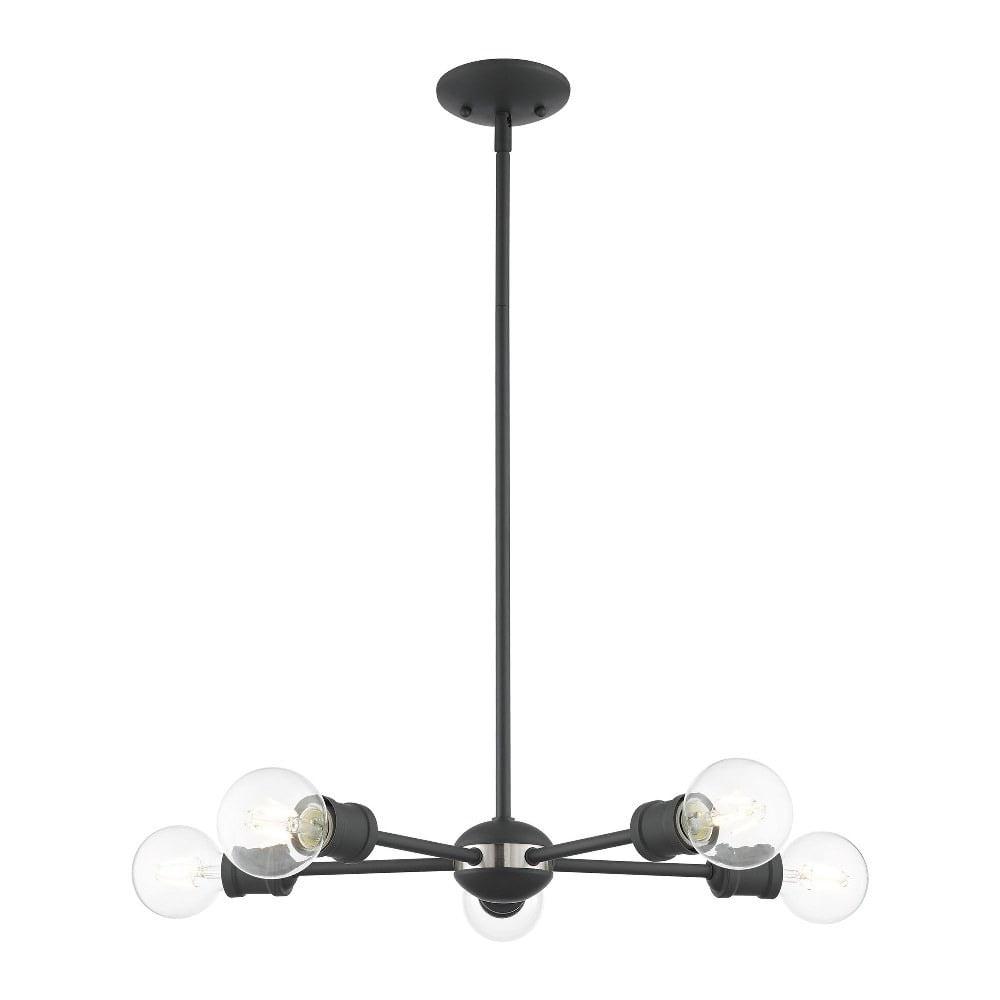 Livex Lighting Lansdale 5 - Light Chandelier in  Scandinavian Gray