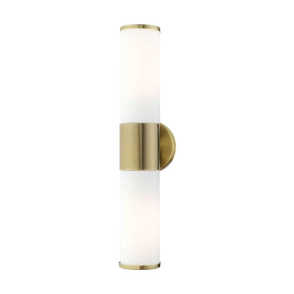 Livex Lighting Lindale 2 - Light Vanity in  Antique Brass