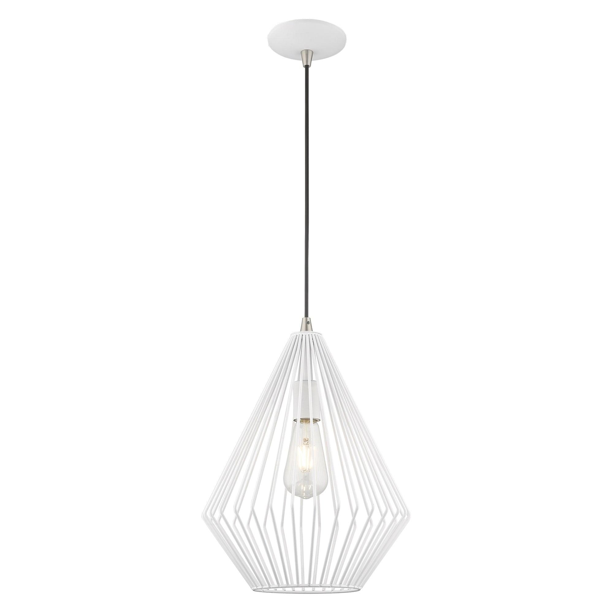 Livex Lighting Linz 1 - Light Pendant in  White