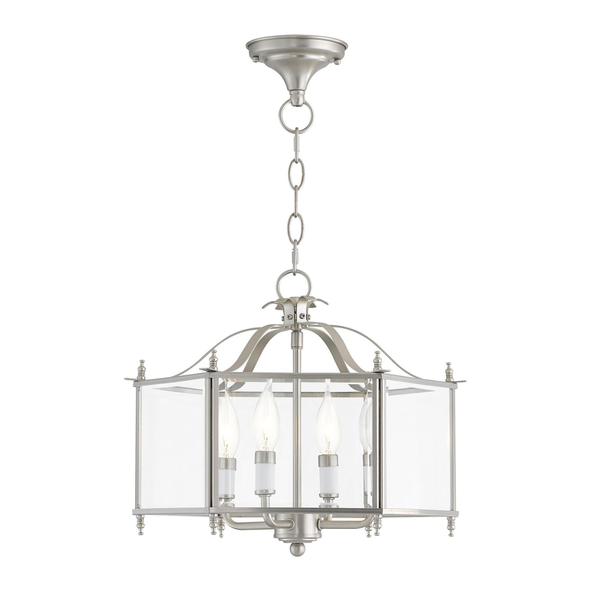Livex Lighting Livingston 4 - Light Pendant in  Brushed Nickel