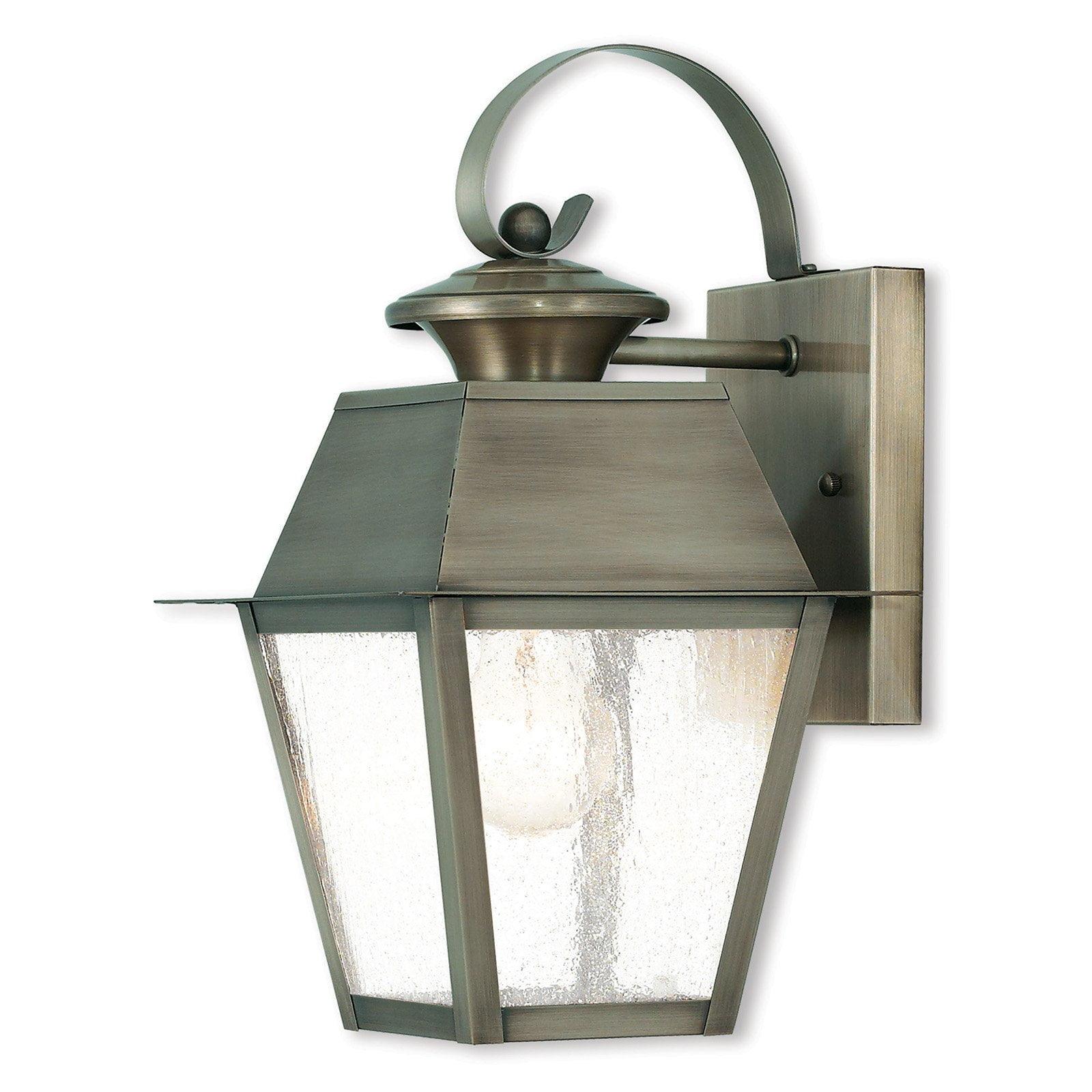 Livex Lighting Mansfield 1 - Light Wall Light in  Vintage Pewter