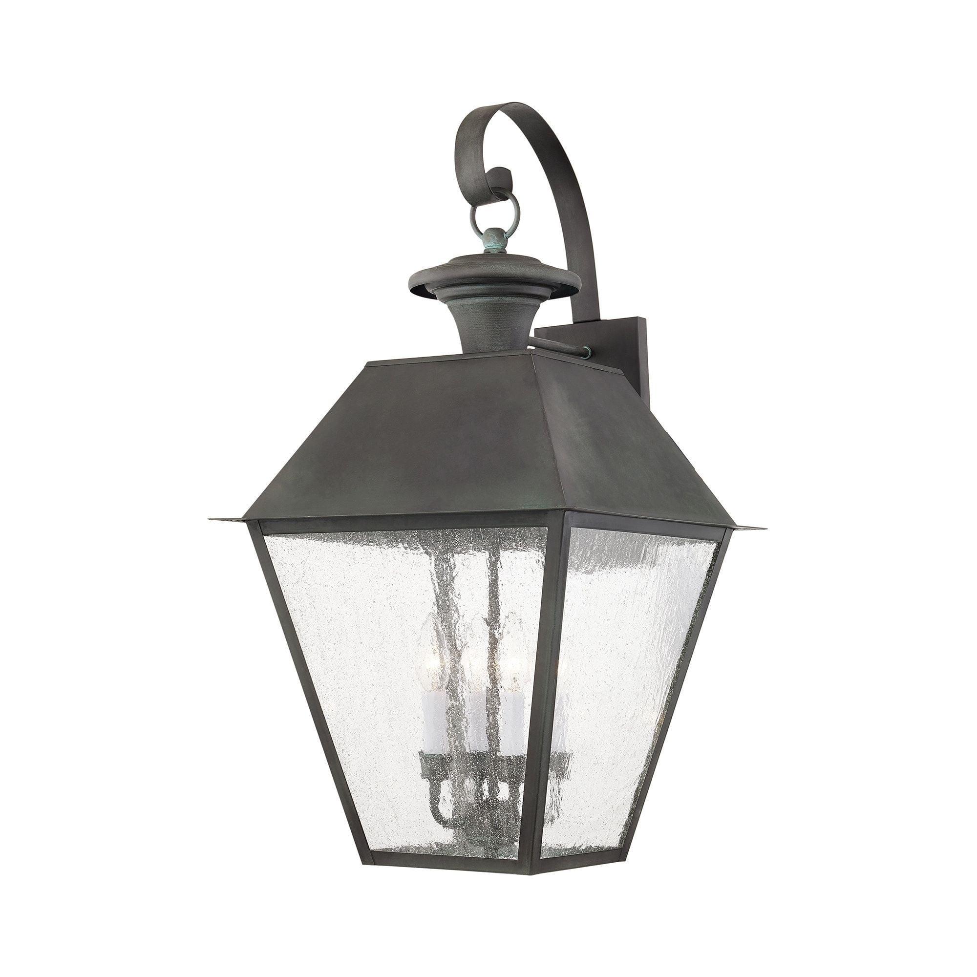 Livex Lighting Mansfield 4 - Light Wall Light in  Charcoal