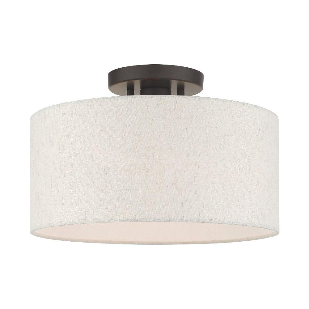 Darian Fabric Semi Flush Mount