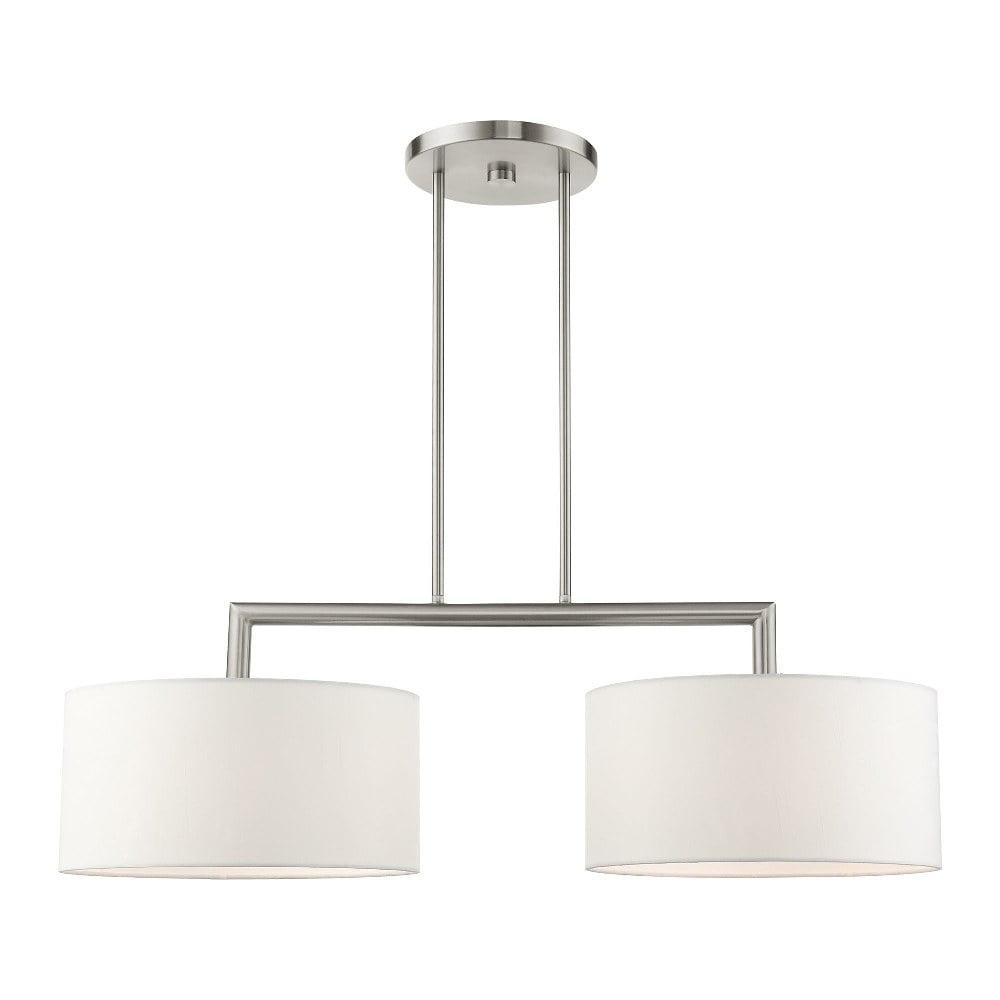 Livex Lighting Meridian 2 - Light Chandelier in  Brushed Nickel