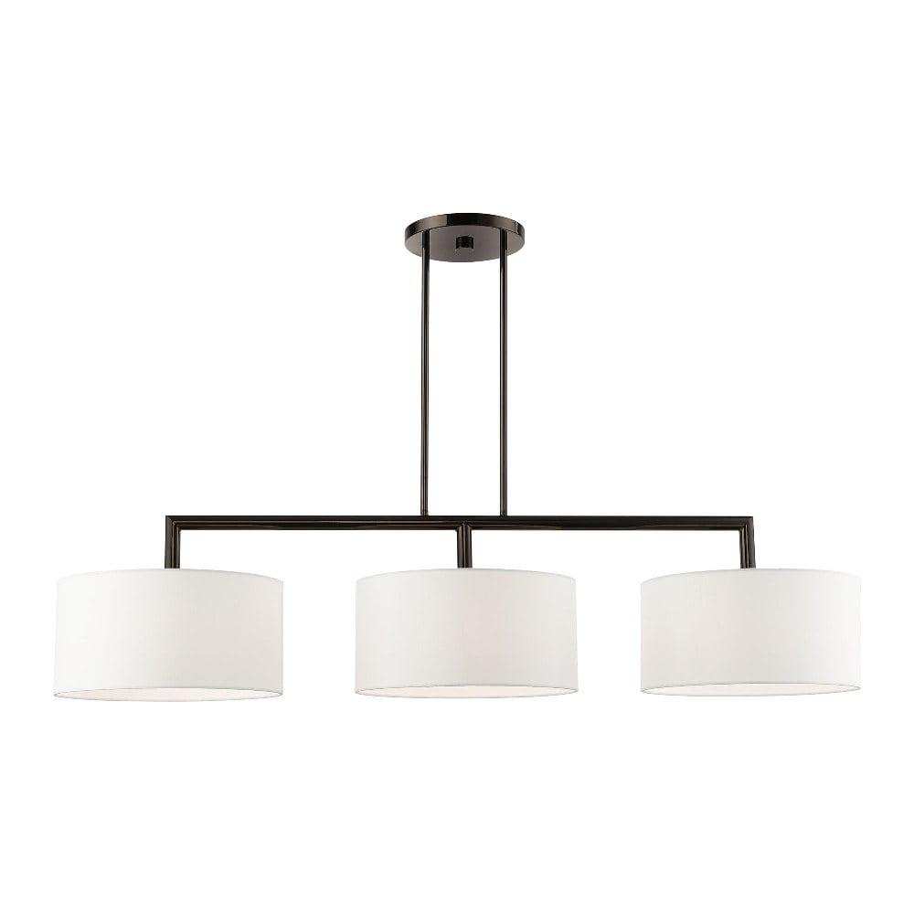 Livex Lighting Meridian 3 - Light Chandelier in  Black Chrome