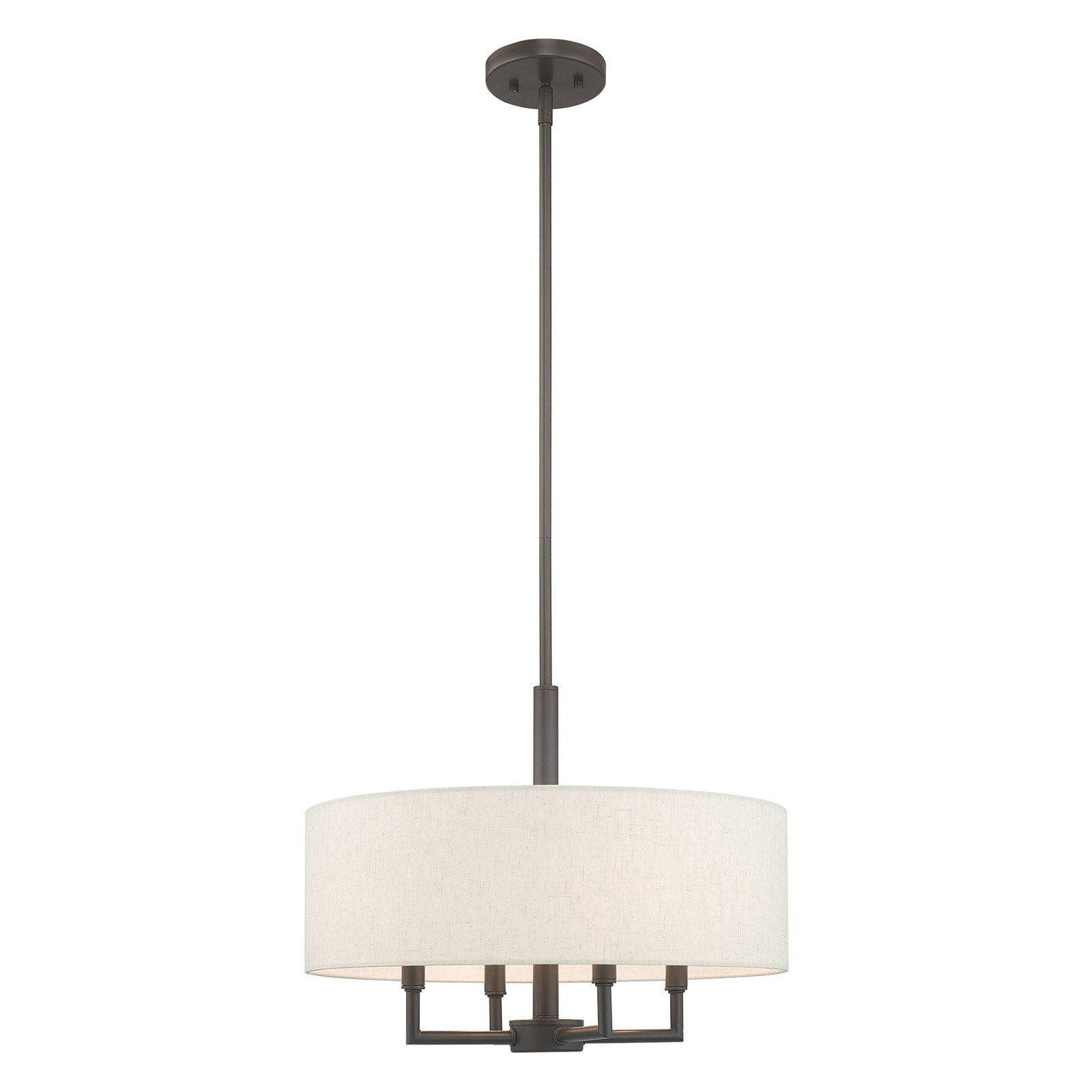 Livex Lighting Meridian 4 - Light Chandelier in  English Bronze