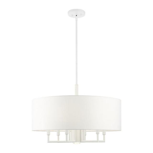 Moonlighter 7 Light Metal Dimmable Drum Chandelier