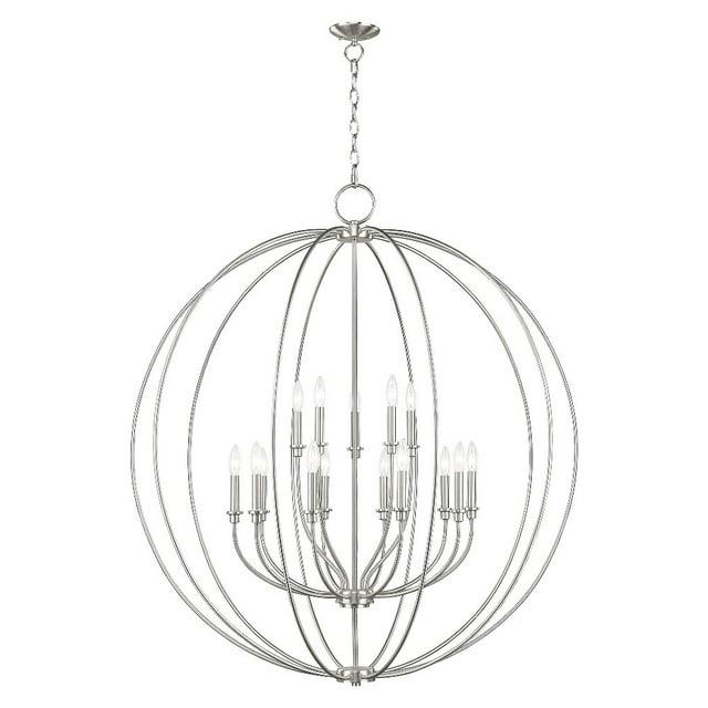 Livex Lighting - Milania - 15 Light Foyer Chandelier in Farmhouse Style - 42