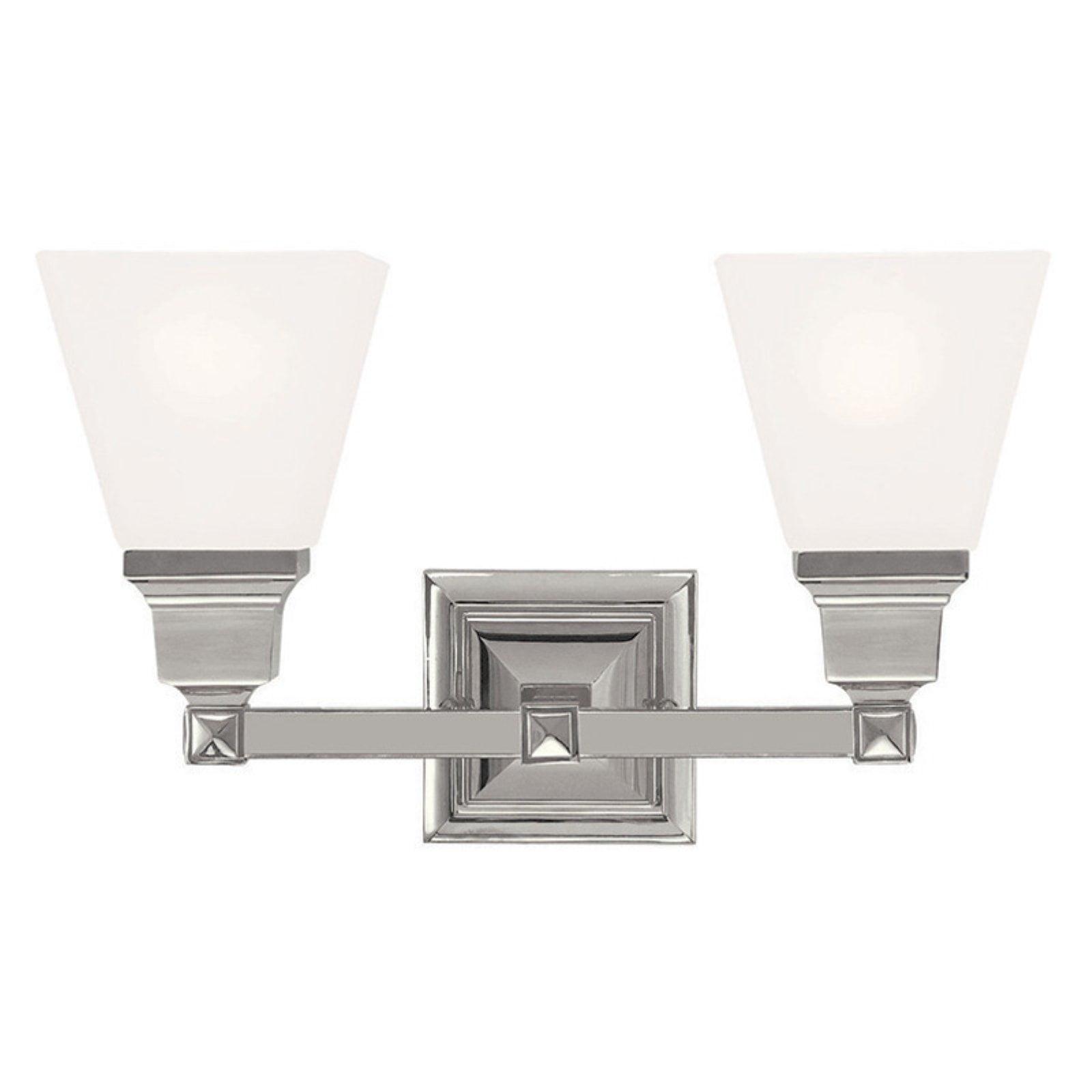 Livex Lighting - Mission - 2 Light Bath Vanity in New Traditional Style - 15